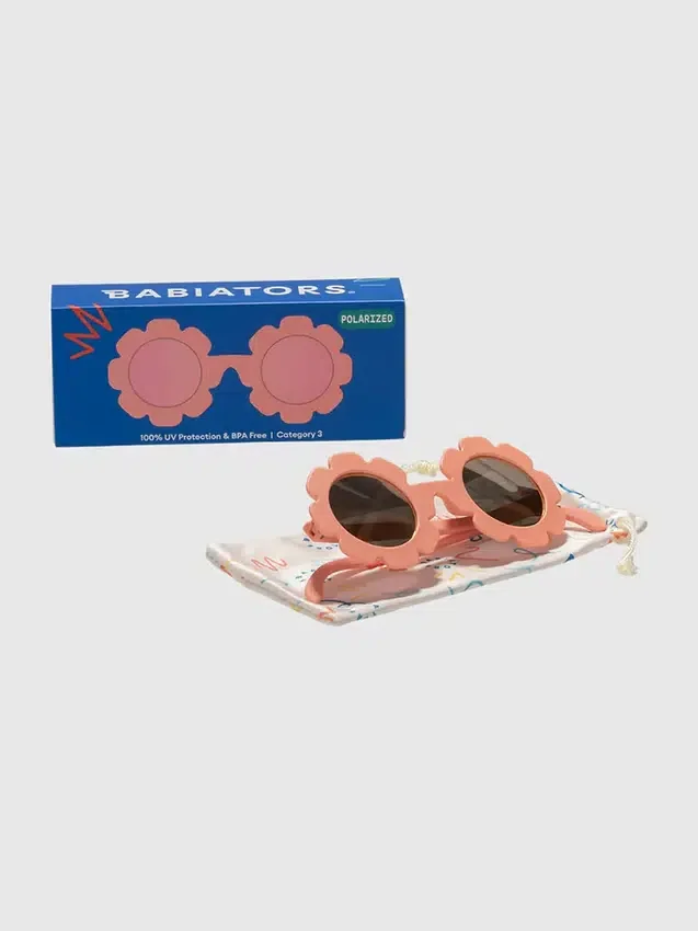 Lunettes de soleil polarisées Babiators pour tout-petits et enfants, motif fleur