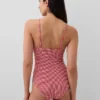 Maillot de bain à encolure dégagée