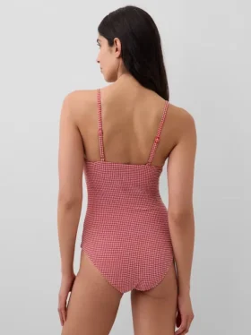 Maillot de bain à encolure dégagée