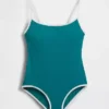 Maillot de bain à encolure dégagée