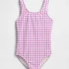 Maillot de bain une combinaison pour enfant à dos croisé