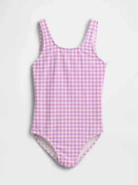 Maillot de bain une combinaison pour enfant à dos croisé