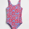Maillot de bain une combinaison pour enfant à dos croisé