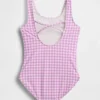 Maillot de bain une combinaison pour enfant à dos croisé