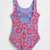 Maillot de bain une combinaison pour enfant à dos croisé