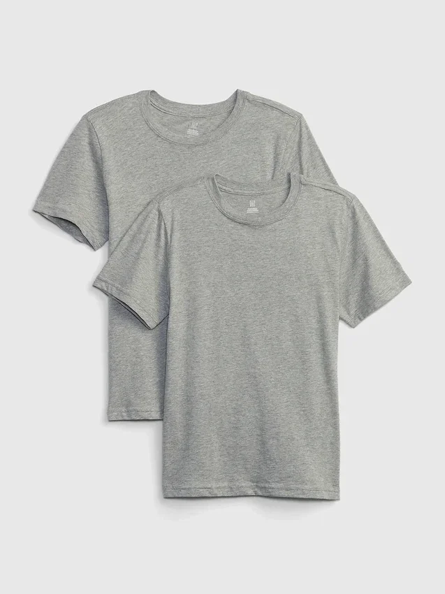 Maillot de corps en coton bio pour enfants (lot de 2)