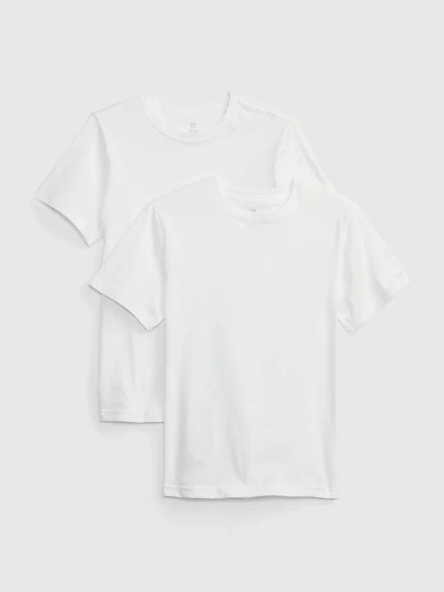 Maillot de corps en coton bio pour enfants (lot de 2)