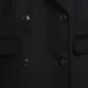 Manteau Chesterfield en laine mélangée