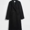 Manteau Chesterfield en laine mélangée