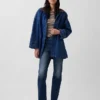Manteau de voiture oversize en denim