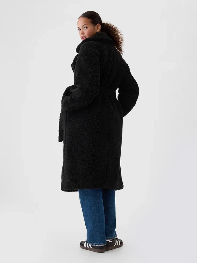 Manteau en sherpa