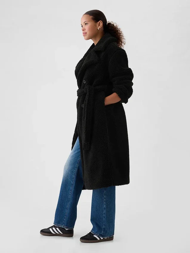 Manteau en sherpa