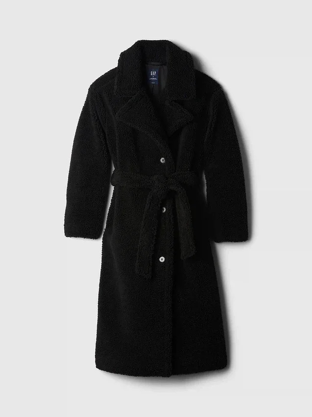 Manteau en sherpa
