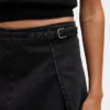 Mini-jupe en denim avec ceinture