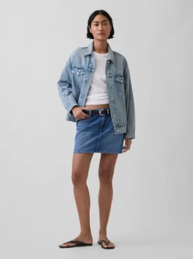 Mini-jupe en jean