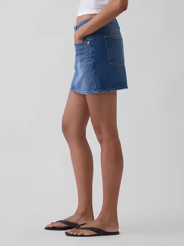 Mini-jupe en jean