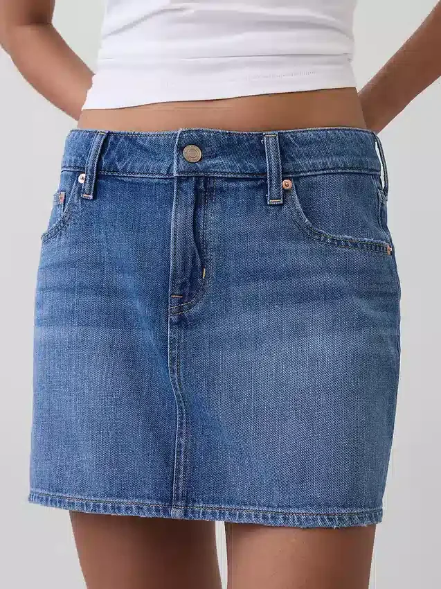 Mini-jupe en jean
