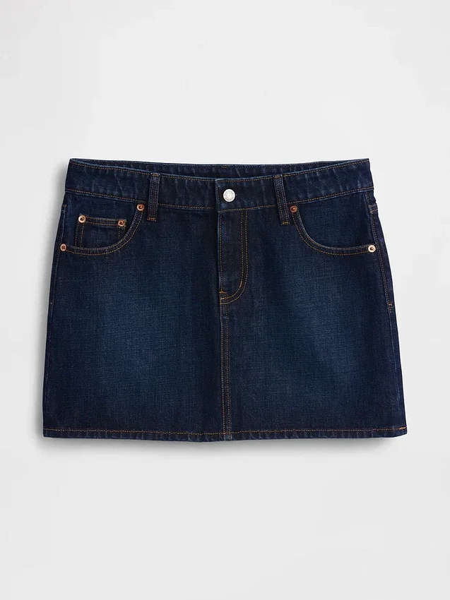 Mini-jupe en jean