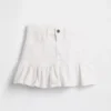 Mini-jupe en jean à volants pour enfant