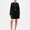 Mini-jupe en pull plissé