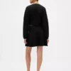 Mini-jupe en pull plissé