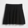 Mini-jupe en pull plissé