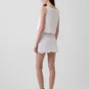 Mini-jupe-short en dentelle ajourée