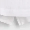 Mini-jupe-short en gaze de coton à taille smockée