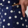 Mini-jupe-short en mélange de lin