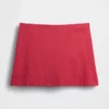 Mini-jupe-short en mélange de lin