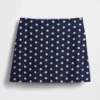 Mini-jupe-short en mélange de lin