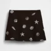 Mini-jupe-short en mélange de lin