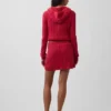 Mini-jupe-short en tricot torsadé 100 % coton