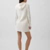 Mini-jupe-short en tricot torsadé 100 % coton