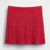 Mini-jupe-short en tricot torsadé 100 % coton