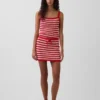 Mini-jupe-short facile à enfiler en crochet 100 % coton