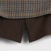 Mini-jupe-short à motif chevrons