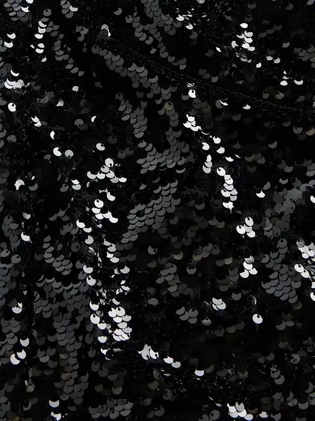 Mini-jupe-short à paillettes