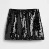 Mini-jupe-short à paillettes