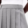 Mini-jupe-short plissée