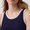 Mini-robe 100 % coton au crochet