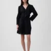 Mini-robe à bordures en dentelle