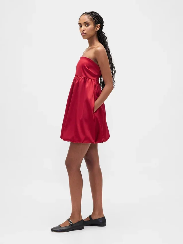 Mini-robe bouffante