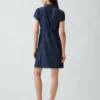 Mini-robe chemise à taille empire