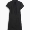 Mini-robe chemise à taille empire