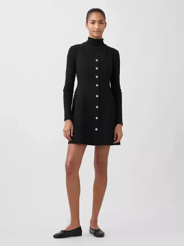 Mini-robe à coutures « Bistretch »