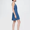 Mini-robe en denim
