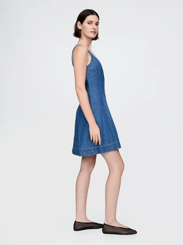 Mini-robe en denim