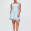 Mini-robe en denim
