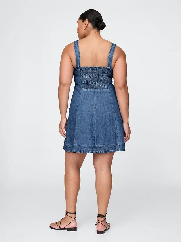 Mini-robe en denim